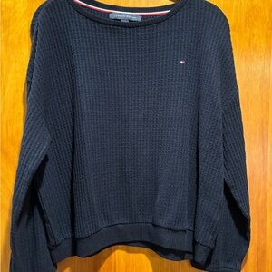 Tommy Hilfiger long-sleeve cable knit sweater